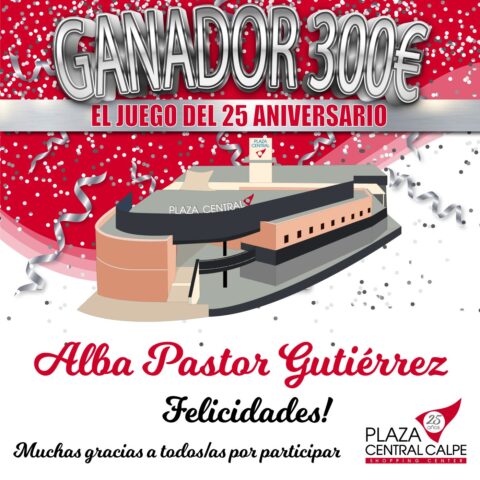 ¡Ya tenemos ganadora del juego del 25 aniversario!