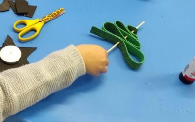 Decoraciones navideñas en el miniclub Sambori