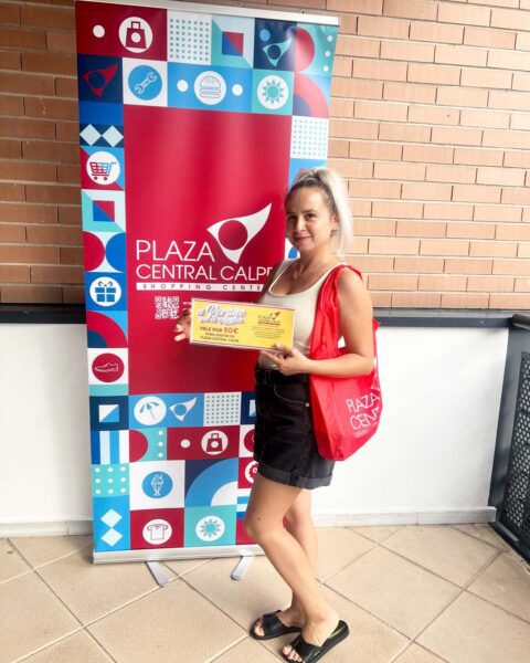 Primera ganadora del cheque regalo de 50€