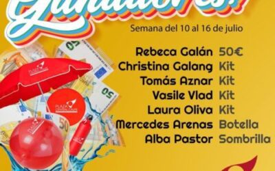 Ganadores/as ð de nuestros sorteos de verano