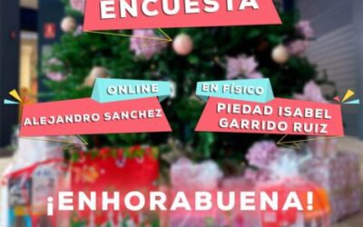 Ganadores del sorteo por participar en nuestra encuesta