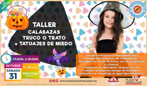 ¡El mejor Halloween se vive en Plaza Central Calpe!