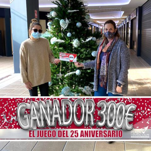 La ganadora de nuestro juego del 25 aniversario ya ha recogido su premio