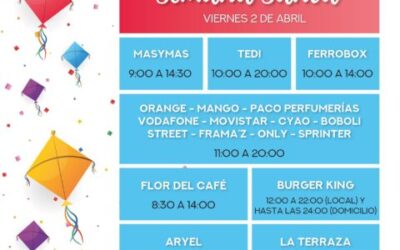 Horario especial semana santa 2021