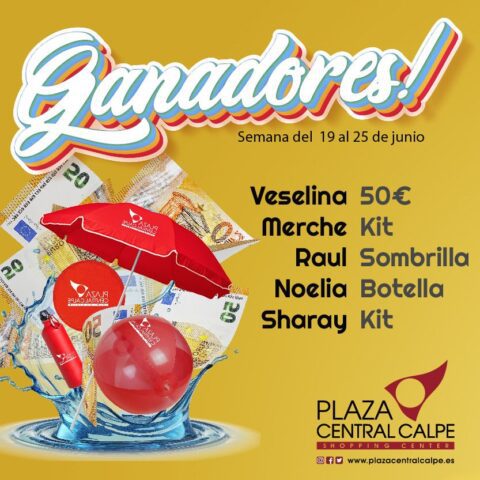 ¡Primeros/as ganadores/as de nuestros sorteos de verano!