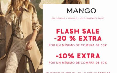 FLASH SALE: ¡-20% EXTRA por compras desde 60€