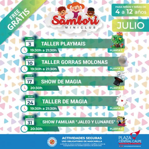 Sambori vuelve a Plaza Central con novedades y más diversión