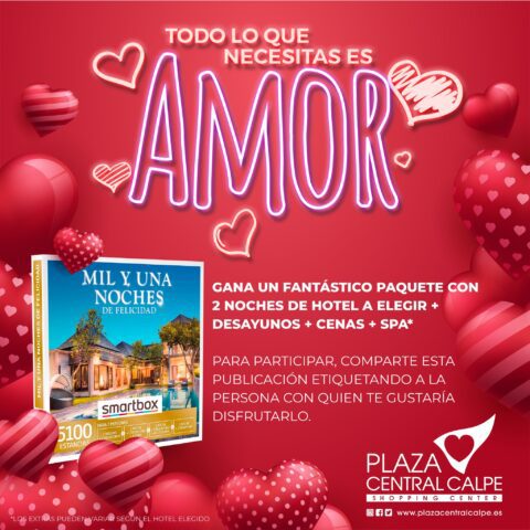 ❤️¡Todo lo que necesitas es Amor! ❤️ Gana una SMART BOX “Mil y una noches de felicidad”